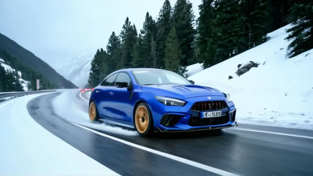 Опасные заносы: дрифтеры устроили хаос в снежных условиях Обервизенталя