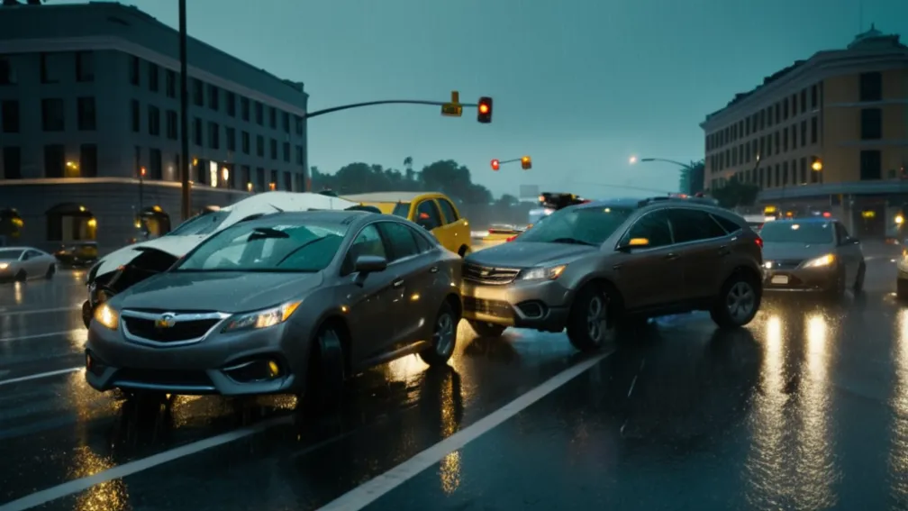 Массовое ДТП в Санкт-Петербурге: Водитель проехал на красный и разбил 8 машин