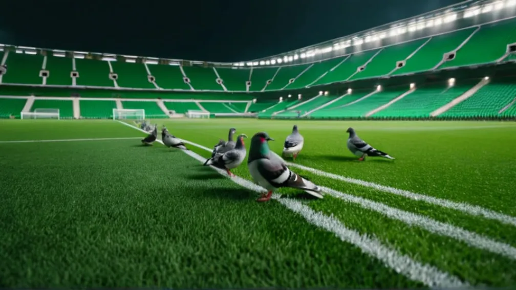 «РБ Лейпциг» борется с нашествием голубей на своем стадионе