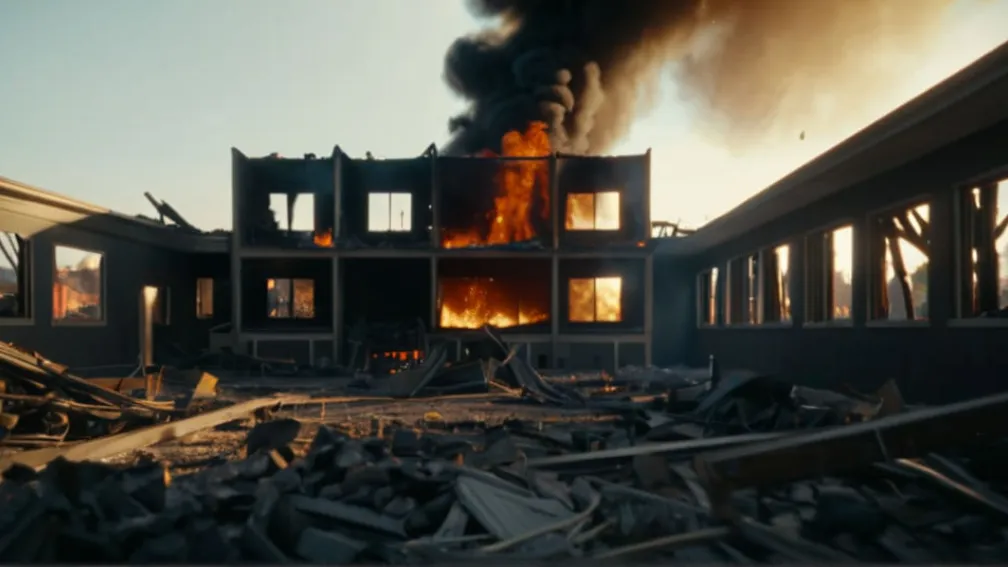 Сгорел детский сад "Вилла Кунтербунт": ущерб 1,5 миллиона евро