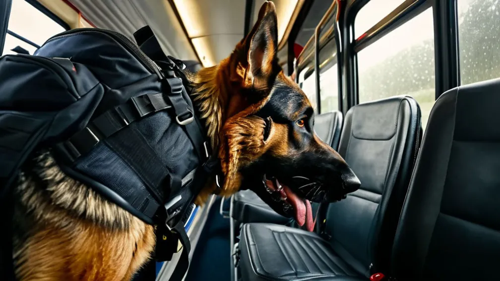 Находка века: Служебная собака Майла обнаружила килограмм марихуаны в автобусе