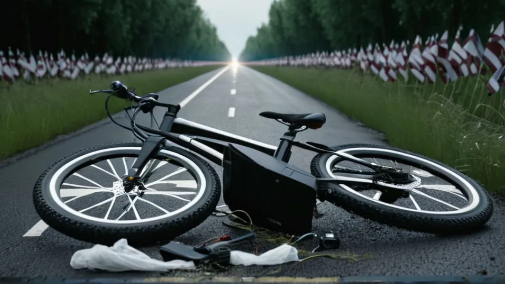 Смертельное ДТП: 54-летний велосипедист погиб, упав с электровелосипеда