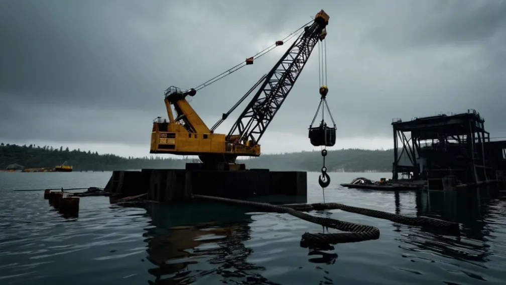 Обрушение гигантского строительного крана в Эверетте: двое погибших в порту