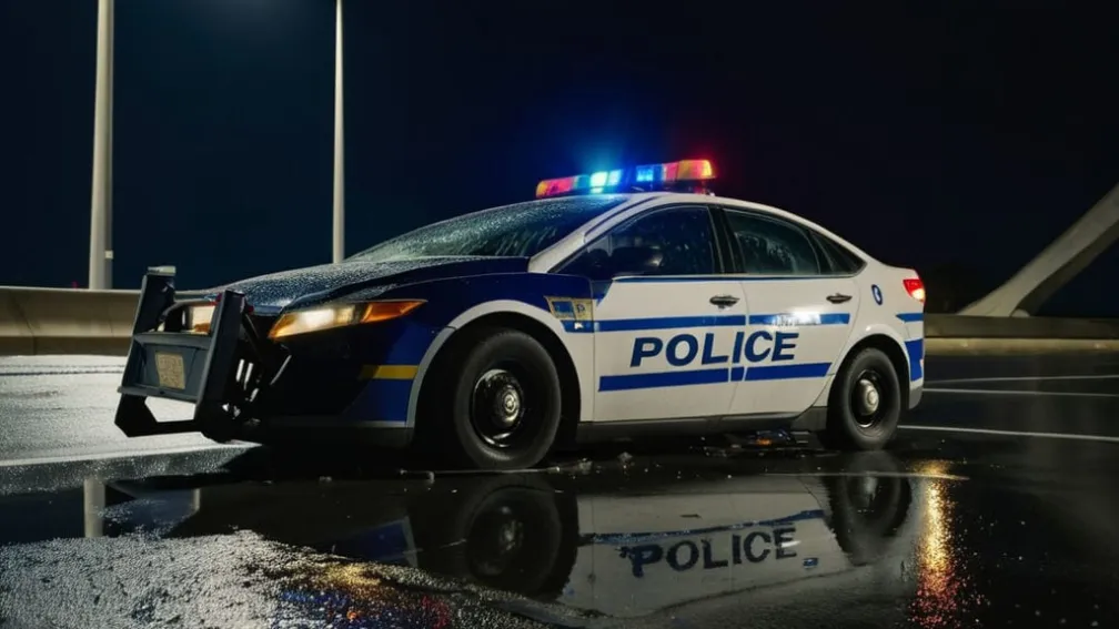 Попытка убийства полицейских в Германии: Подростки бросили электросамокат с моста на патрульную машину