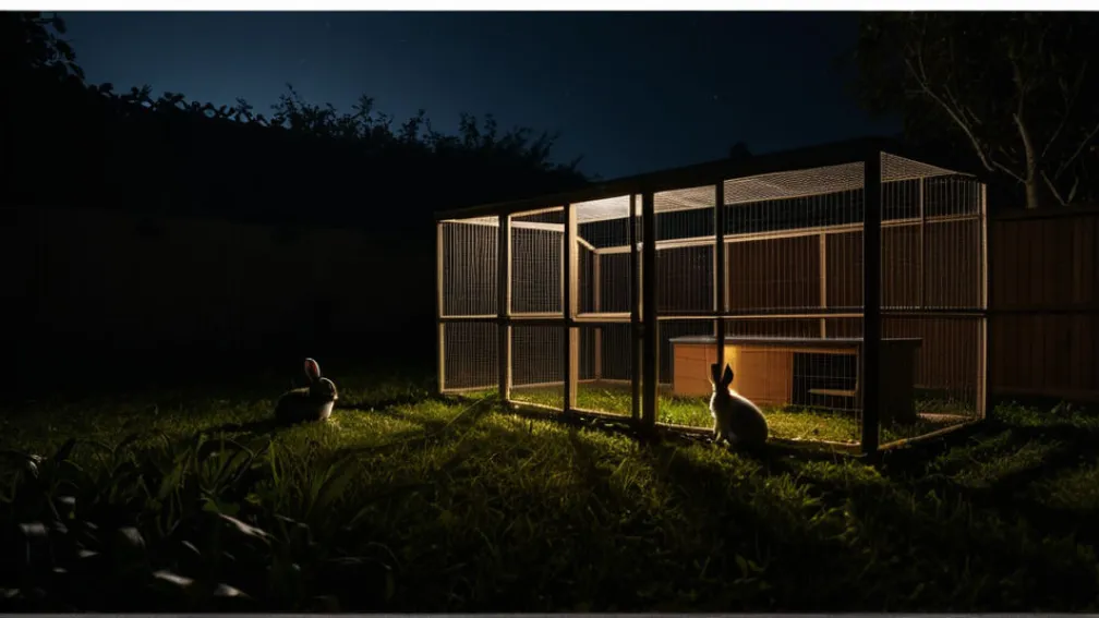 Камера зафиксировала убийцу: злоумышленник зарезал кролика в детском саду Геры