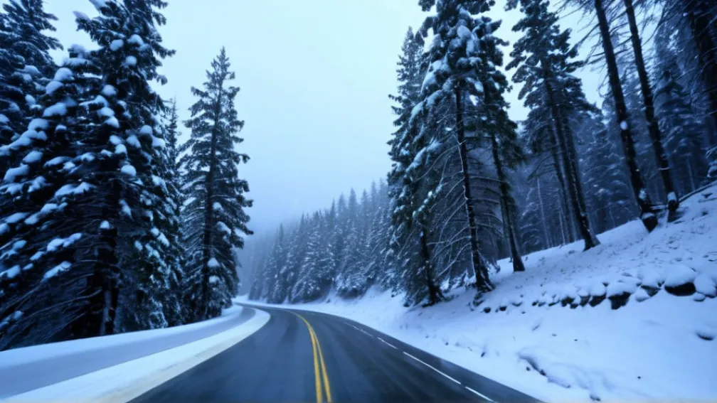 Зимняя сказка в Южной Германии: сильные снегопады вызвали хаос и восхищение