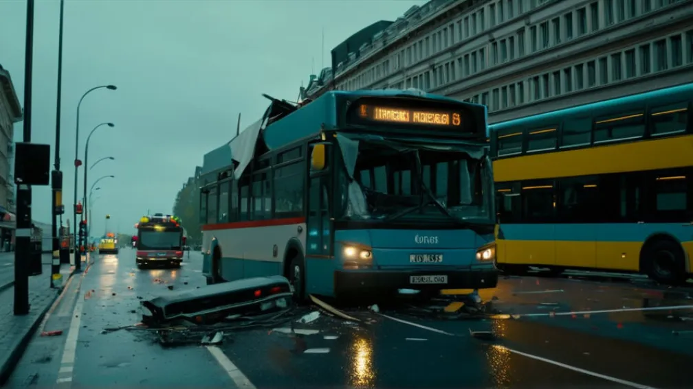 Ужасное ДТП в Стокгольме: автобус врезался в остановку, трое погибших