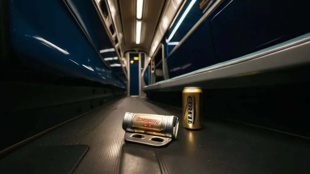 Пьяный пассажир в поезде S8 в Майнце: мужчина применил экстренное торможение и бросил пивную банку в контролера.