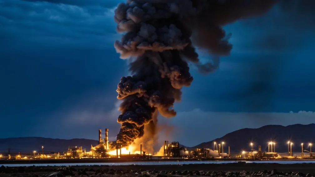 Грубая ошибка: Грузовой самолет рухнул на нефтебазу в США, есть жертвы