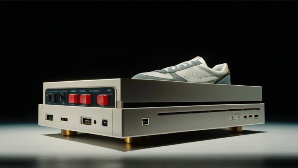 Кроссовки Nike AIR SNES: дизайнер создал обувь со встроенной ретро-консолью