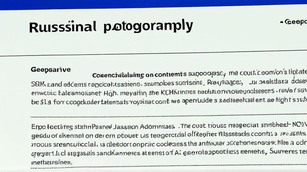 Российская Федерация: Геополитический Ландшафт и Экономические Вызовы