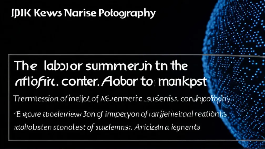 Влияние искусственного интеллекта на рынок труда