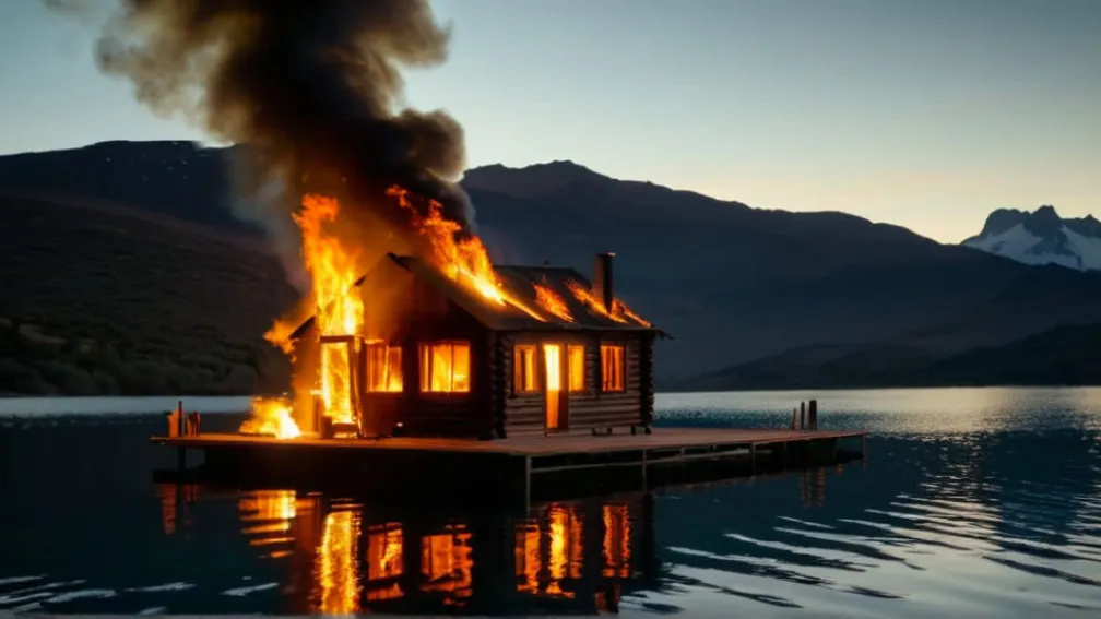 Прибрежная хижина экс-главреда BILD Кая Дикмана сгорела в Патагонии