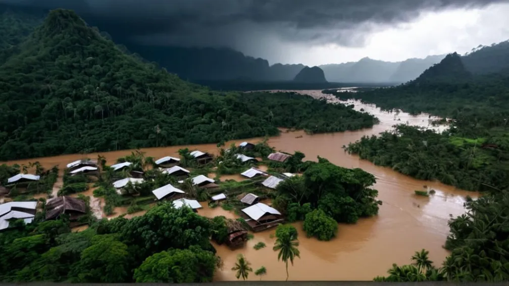 Суматра: 48 погибших в результате масштабных наводнений и оползней
