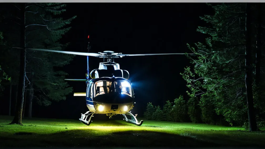 Полиция Ганновера задержала трех предполагаемых грабителей после вертолетной погони