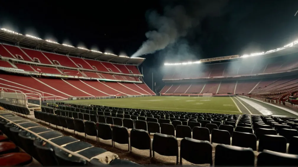 Футбольные беспорядки в Северном Рейне-Вестфалии: фанаты бросали металлические прутья и сиденья