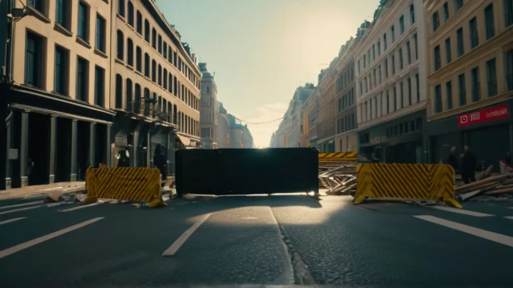 Масштабные столкновения в Гиссене: Протестующие частично прорвали оцепление полиции