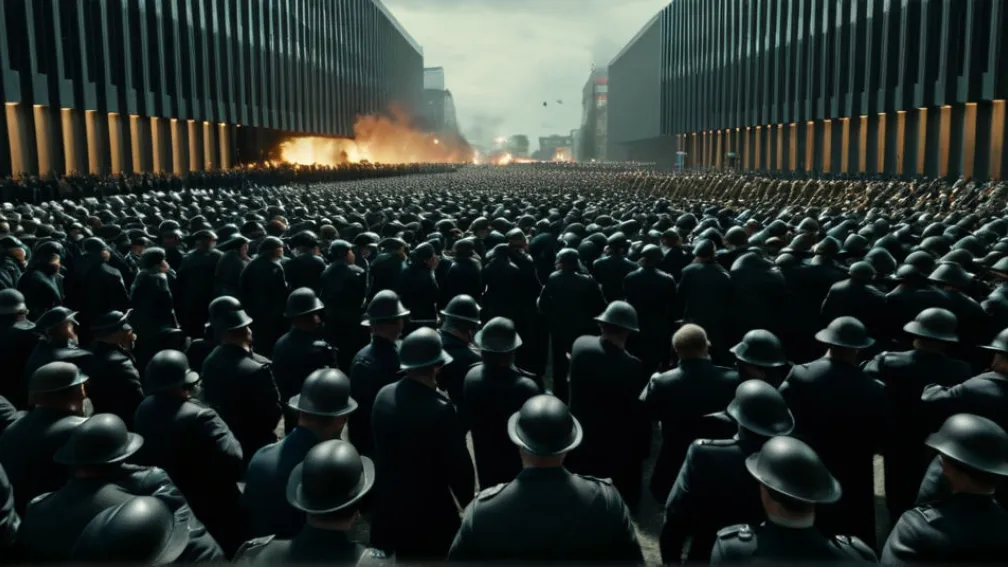 Массовые беспорядки в Гиссене: 2000 человек напали на полицию на фоне съезда AfD