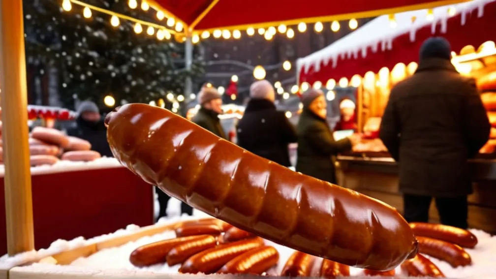 Дебош на рождественском базаре в Пфаффенхофене: Мужчина бросал колбасу и нападал на людей