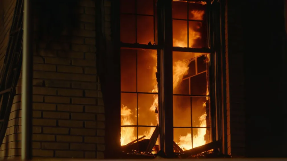 Трагический пожар в Хемнице: Мужчина выпрыгнул со второго этажа, спасаясь от огня