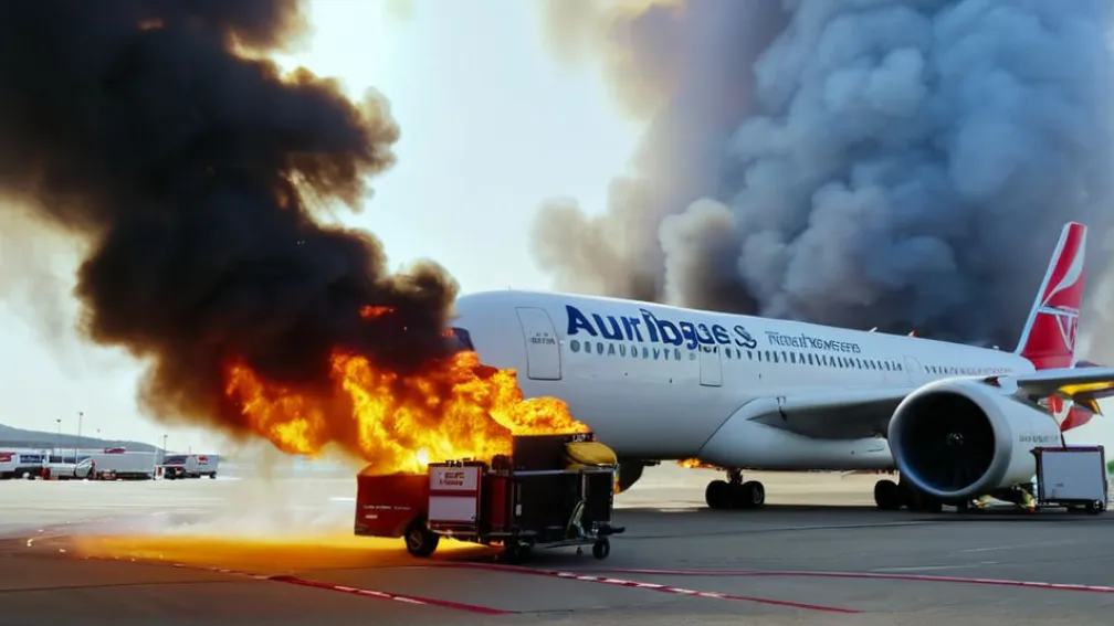 Инцидент в Сан-Паулу: 180 Пассажиров Эвакуированы с Горящего Самолета