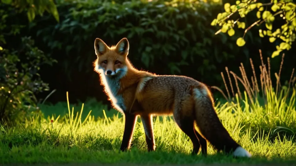 Лиса в саду: как правильно вести себя с дикими животными и избежать проблем
