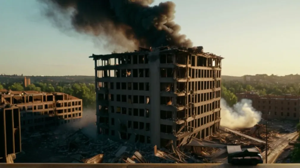 Взрыв и пожар в жилом доме в Баварии: шестеро пострадавших, один тяжелораненый