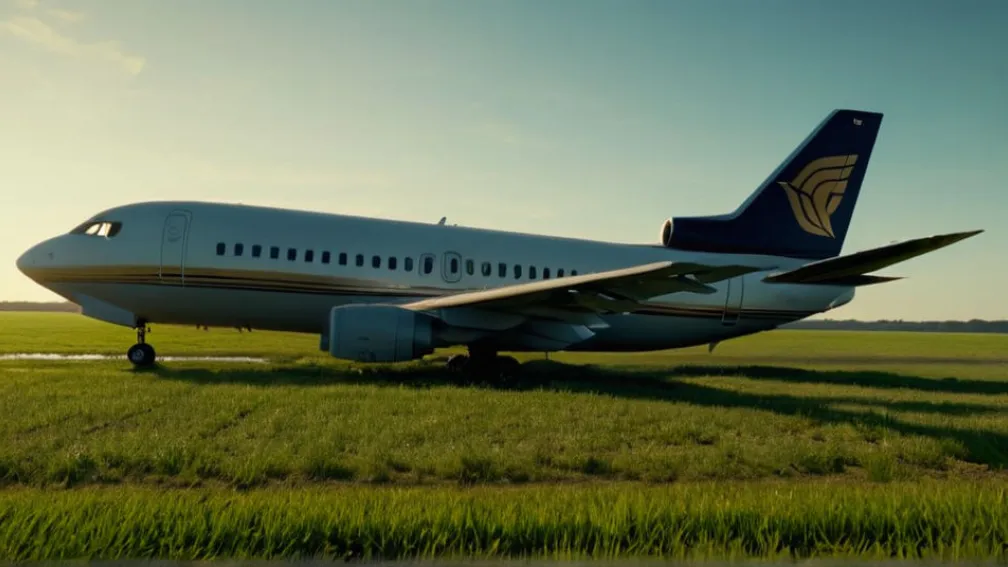 Авиаинцидент: Самолет выкатился за пределы взлетно-посадочной полосы у жилого района