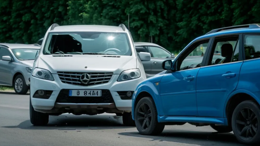 Два автомобиля столкнулись на перекрестке в Москве, один человек погиб