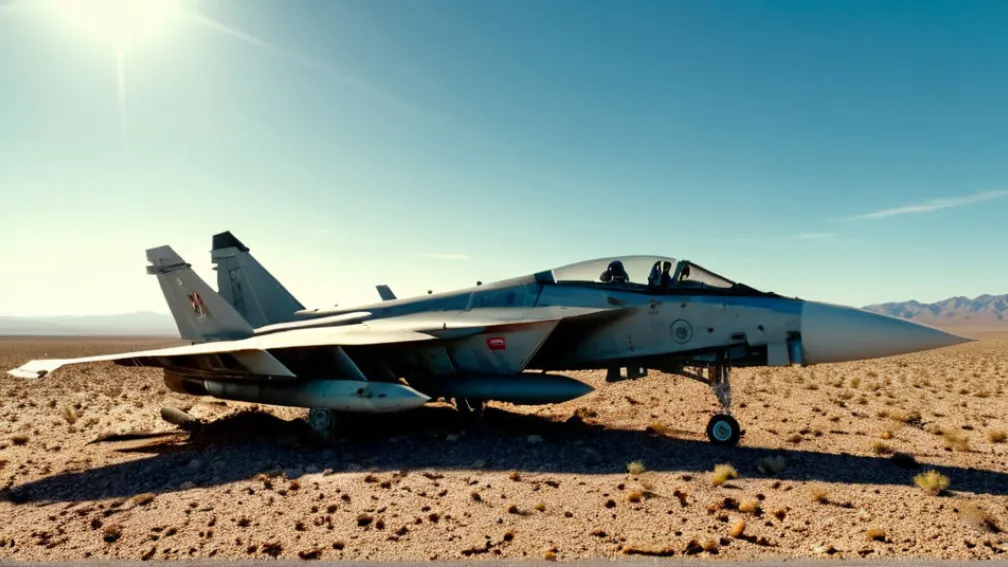 Истребитель Thunderbirds ВВС США разбился в Калифорнии, пилот катапультировался