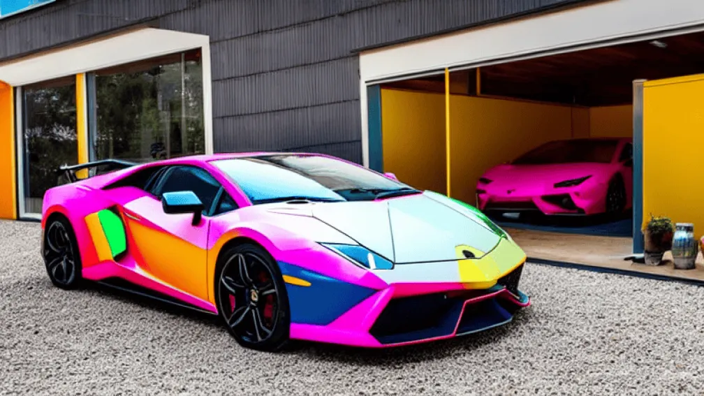 Картонный Lamborghini покоряет интернет: Стиль без царапин