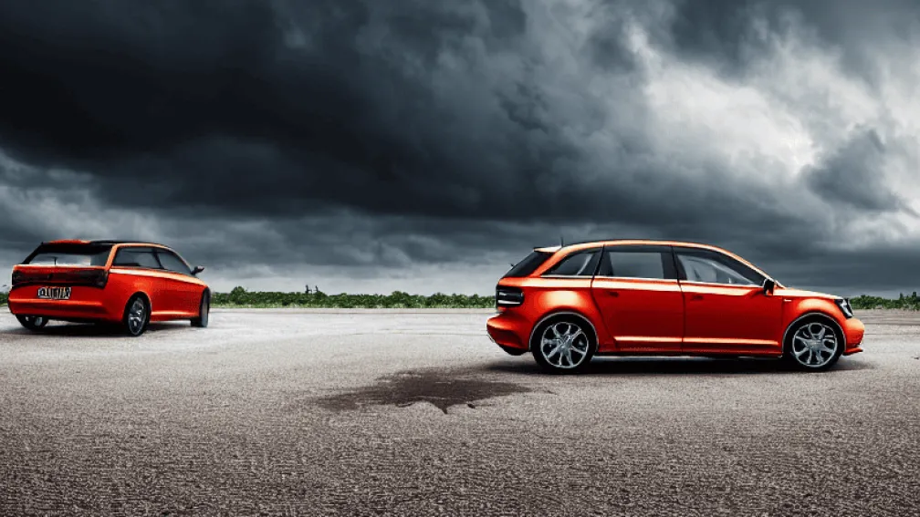 Авария на B188: столкновение Volkswagen и Audi