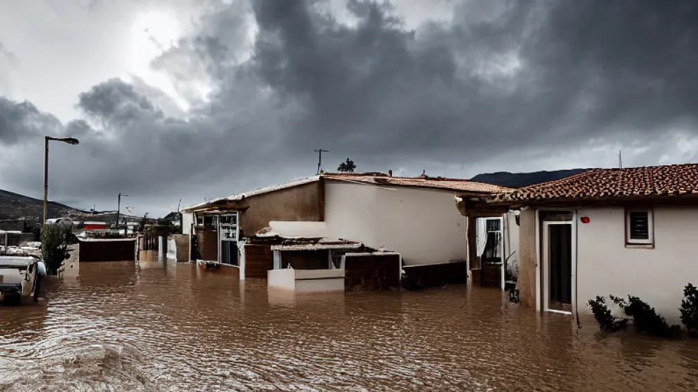 Потоп в Греции: остров Парос под водой