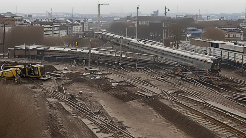 Берлин: Снос моста A100, S-Bahn закрыта на 3 нед.