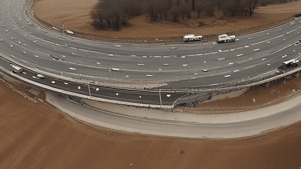 Пожар на A6: Сгорел Audi, водитель цел