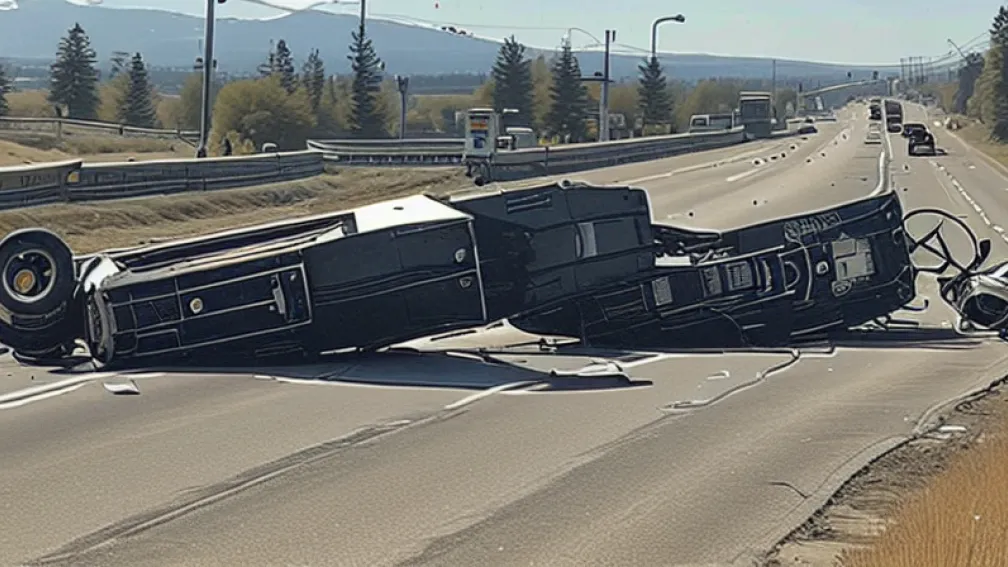 Авария грузовика с пивом на A9: ДТП в Германии