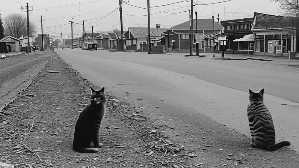 Бега: Неизвестный стрелял в гуляющую кошку