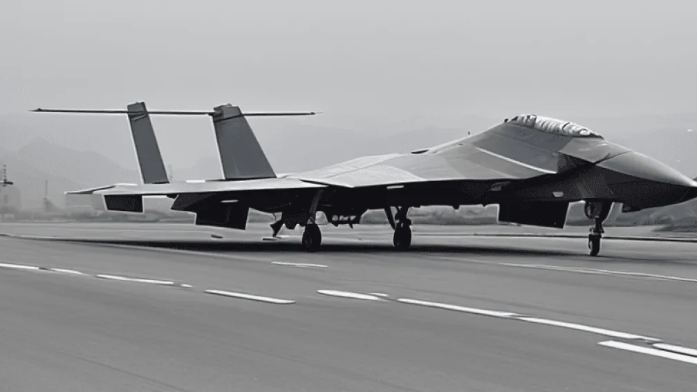 Китайский истребитель J-36: Секретный самолет на видео