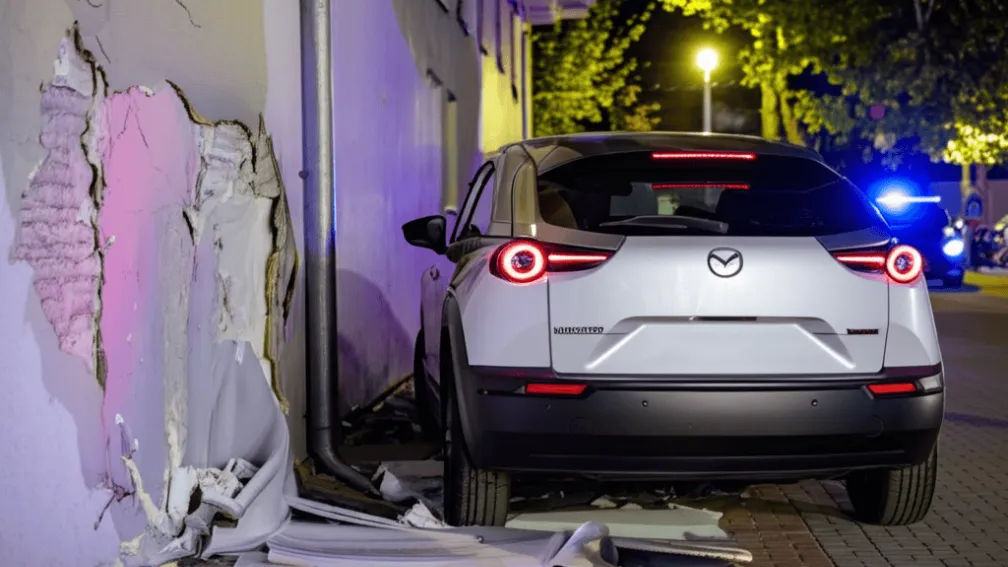 Рансвайлер: Подростки врезались на Mazda в дом