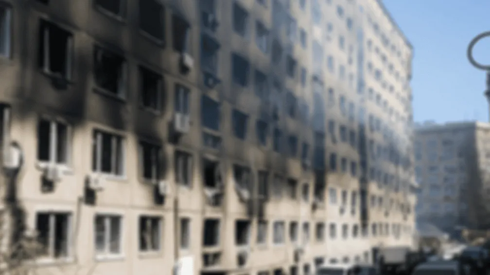 Пожар в Гере: Огонь повредил фасад дома