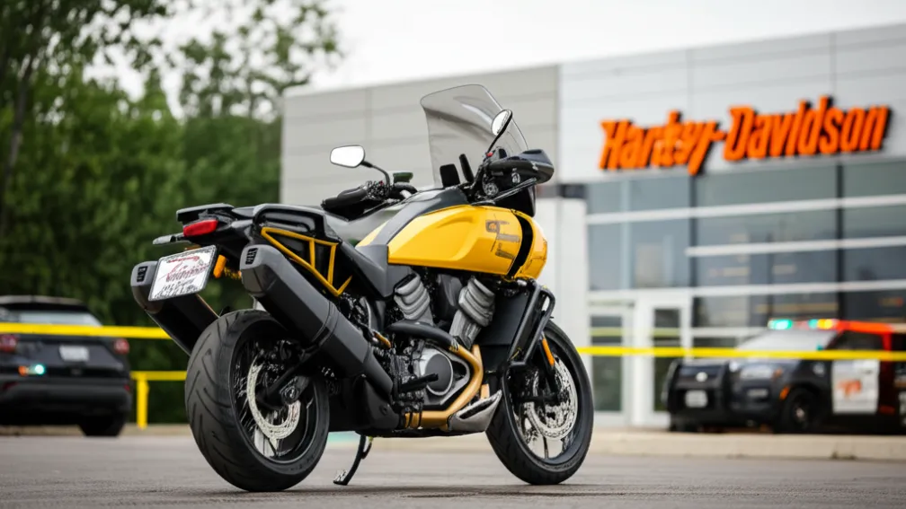 Украден Harley-Davidson за 18 000 евро во время тест-драйва