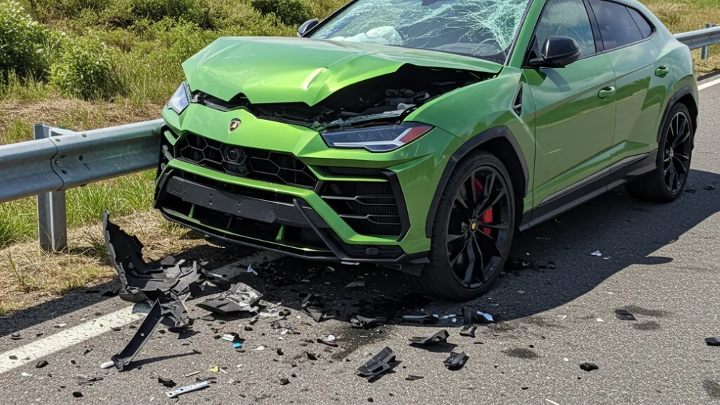 «Мне повезло»: стример разбил свой Lamborghini за 400 000 долларов