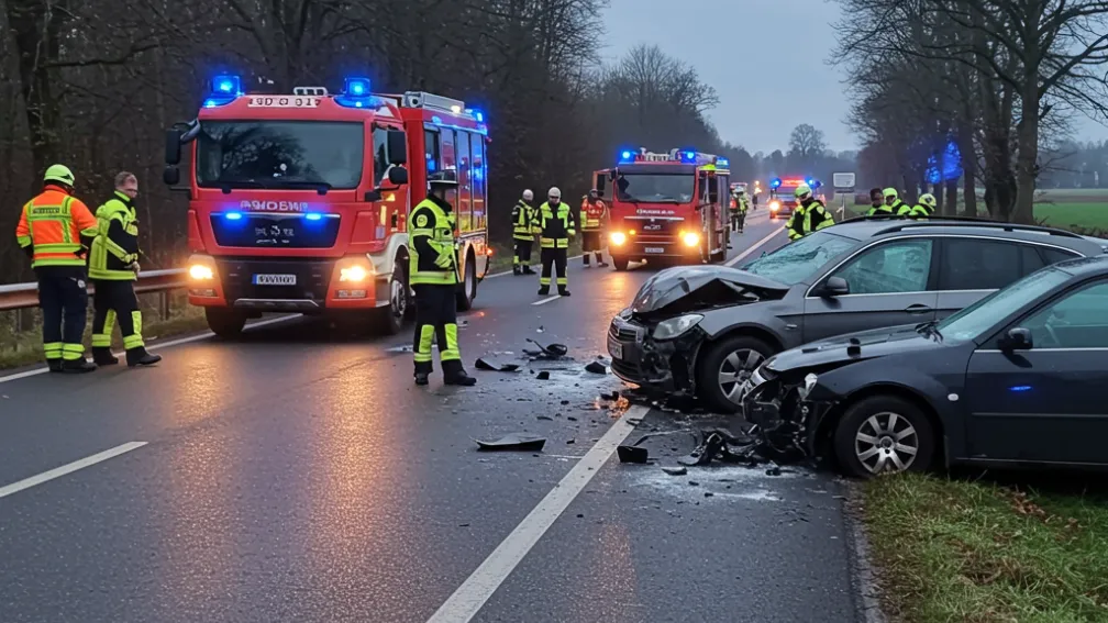 Смертельная авария в Германии: Skoda столкнулся с Jaguar