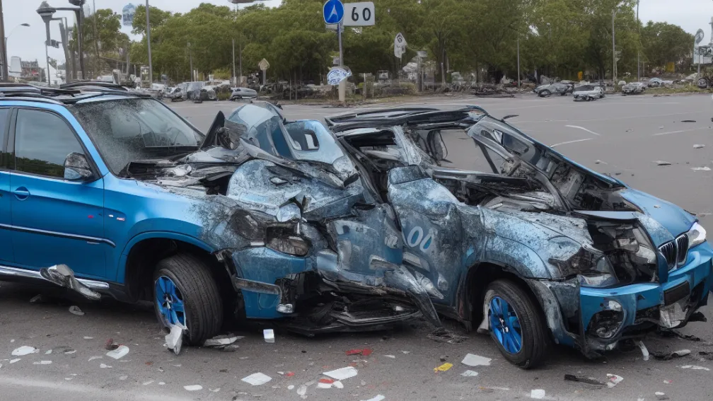 Авария во Франкфурте: водитель BMW уснул за рулем