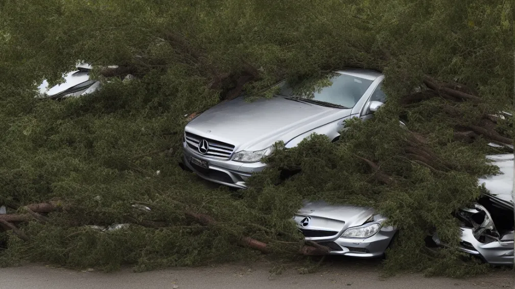 В Нойенхаусе Mercedes врезался в дерево: водитель в критическом состоянии