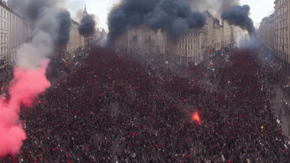 Штутгарт: Полиция остановила демонстрацию после использования пиротехники