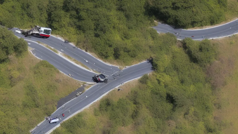 Дрон заблокировал спасательный вертолет на B8 близ Альтенкирхена
