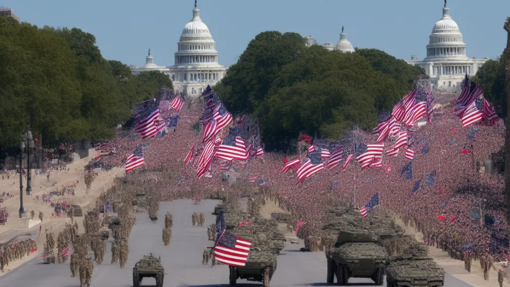 Военный парад в Вашингтоне на день рождения Трампа?