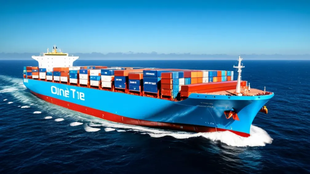 Рекордный контейнеровоз направляется в Европу с самой большой партией груза в истории