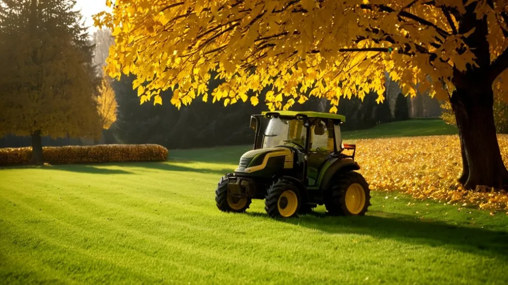Поздняя осень в саду: почему уход за газоном не заканчивается в октябре